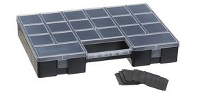 Plast team Boîte d'assortiment LUXOR HOBBY BOX, noir