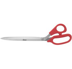 Professionele stoffenschaar, lengte: 293 mm, rood