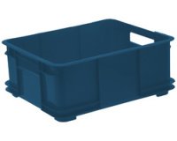 Caisse de rangement Euro-Box L 'bruno eco', bleu