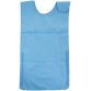 Adult bib, with velcro, blue