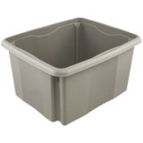 Boîte de rangement 'emil eco', 24 litres, stone grey