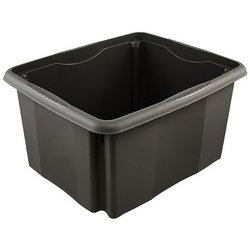 Caisse de rangement 'emil eco', 24 litres, graphite