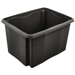 Boîte de rangement 'emil eco', 30 litres, graphite