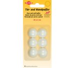 Butoir de porte et de mur, plastique, blanc