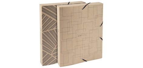 Boîte de classement en carte dos 25mm ETERNECO - Visuels assortis