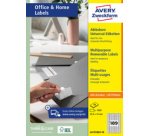 Multi-purpose label, 35.6 x 16.9 mm, white