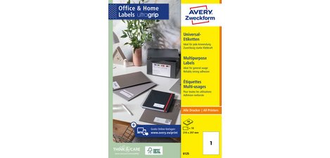 Universelle Etiketten 105 x 148 mm Office&Home - Packung mit 40 Stück.