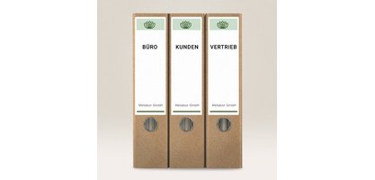 Étiquette dos classeur recyclée Home Office