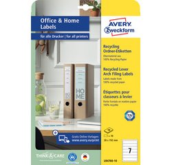 Etiquette dos classeur recyclée Home Office