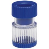Tablettenmühle, blau/durchsichtig