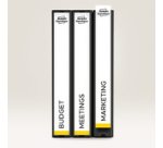 Etiquette à insérer pour dos de classeur