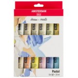 ROYAL TALENS Peinture acrylique AMSTERDAM Pastel, 12 x 20 ml