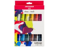 Amsterdam acrylverf tube van 20 ml, etui van 12 stuks, landschap