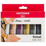 ROYAL TALENS Peinture acrylique AMSTERDAM Portrait, 6x 20 ml