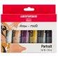 ROYAL TALENS Peinture acrylique AMSTERDAM Portrait, 6x 20 ml