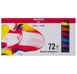 Amsterdam peinture acylique tube de 20 ml, boîte de 72 pièces