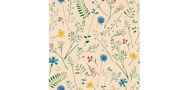 Serviettes à motif 'Sommaräng', 330 x 330 mm,naturel