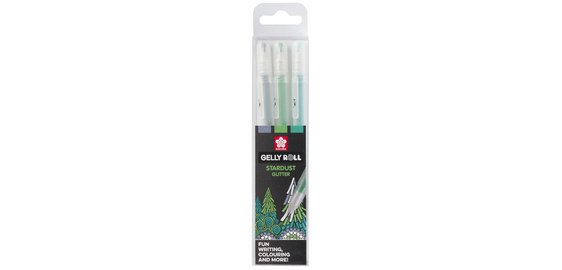 Stylo roller à encre gel Gelly Roll Stardust 'Forest'