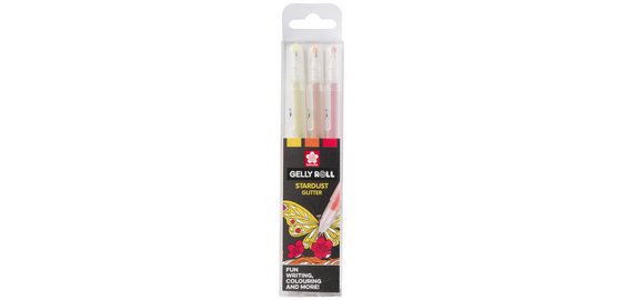 Stylo roller à encre gel Gelly Roll Stardust 'Happy'