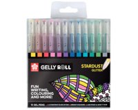 Stylo roller encre gel Gelly Roll Stardust étui de 12