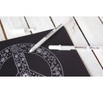 Stylo roller encre gel Gelly Roll Bright White 0,4 mm