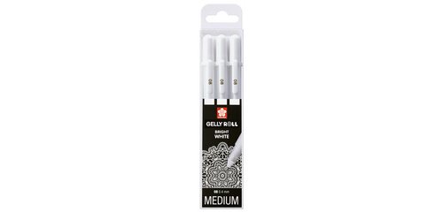 Stylo roller encre gel Gelly Roll Bright White 0,4 mm