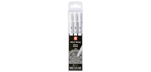 Stylo roller encre gel Gelly Roll Bright White 0,4 mm