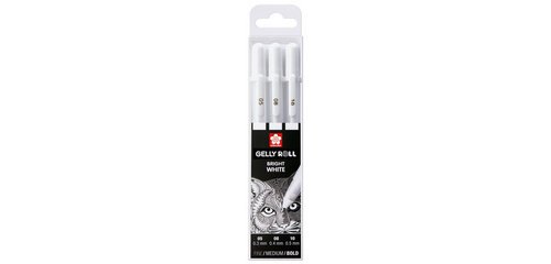 Stylo roller à encre gel Gelly Roll Bright White