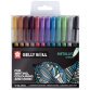 Stylo roller encre gel Gelly Roll Metallic étui de 12