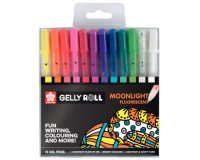 Stylo roller encre gel Gelly Roll Moonlight étui de12