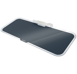 Bloc-notes en verre Cosy pour le bureau, gris