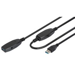 Câble de rallonge actif USB 3.0, 10 m
