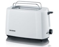 Grille-pain 2 tranches AT 2286, blanc/noir