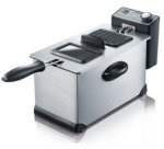 Friteuse électrique FR 3431, acier inoxydable/noir