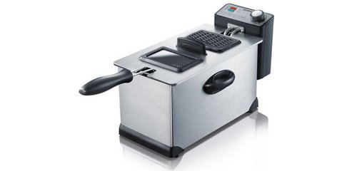 Friteuse électrique FR 3431, acier inoxydable/noir