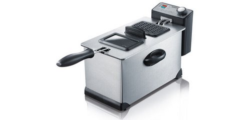 Friteuse électrique FR 3431, acier inoxydable/noir