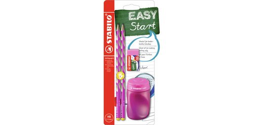 Kit d'écriture école EASYgraph 'S', droitier, rose