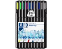Etui staedtler triplus mobily set 10 unites 4 feutres 2     stylos 1 porte-mine 2         surligneurs 1 regle