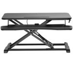 Station de travail assis-debout pour 1 écran, noir