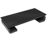 Réhausseur d'écran, largeur réglable, 3x USB, noir