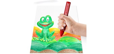 Craie à la cire Noris junior, étui carton de 12