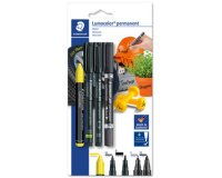 Set de marqueurs permanents Lumocolor, blister