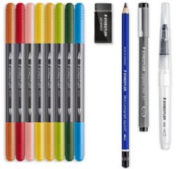 Viltstift Staedtler Design Journey Floral watercolor 12-delig
