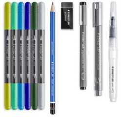 Kit aquarel & kalligrafie Watercolor
