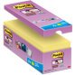 Bloc-note Super Sticky Notes, 127 x 76mm, 20+4,jaune