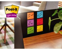 Bloc-note super sticky notes, 127 x 76 mm, coloré
