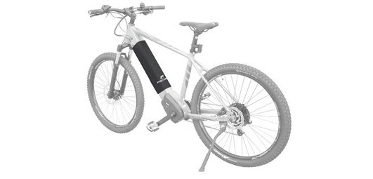 Electric bike battery protective cover