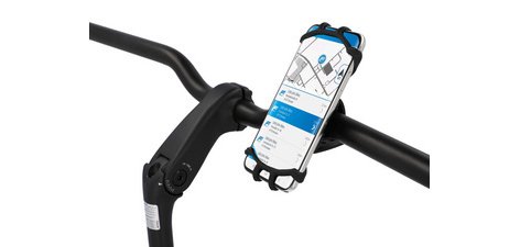 Support smartphone pour vélo en silicone, noir