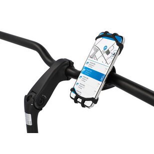 Support smartphone pour vélo en silicone, noir