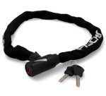 Chaîne antivol en néoprène pour vélo, avec cadenas